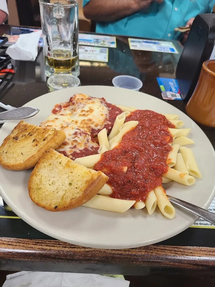 Chicken Parmesan Pasta with Meat Sauce